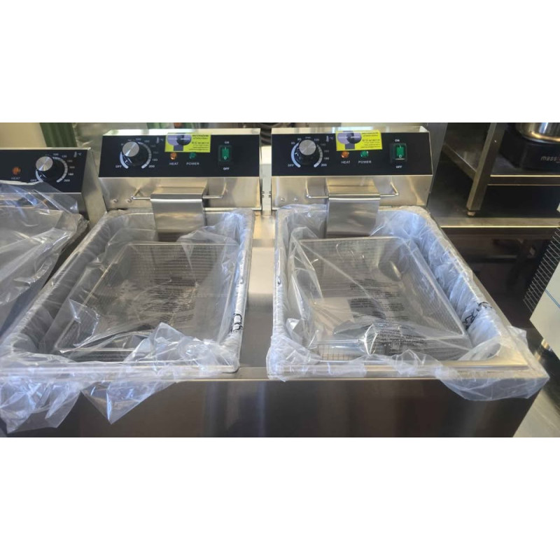 Friggitrice Elettrica 11+11 lt